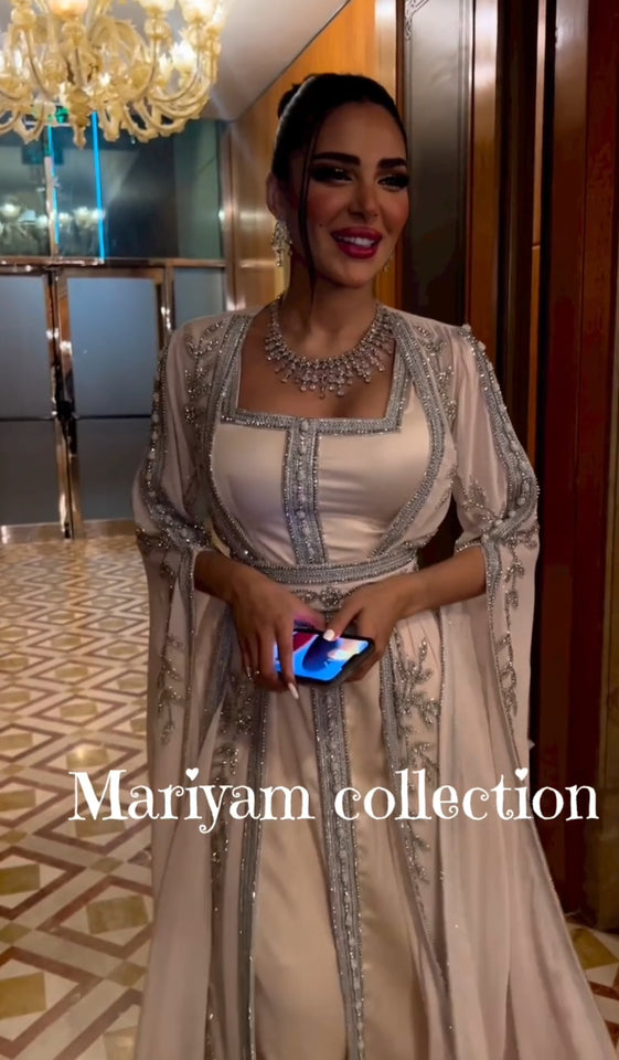 Classic Womens Embroidery kaftan party wear