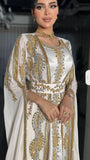 Crystal Stuudded Kaftan Hand Embroidered Takchita